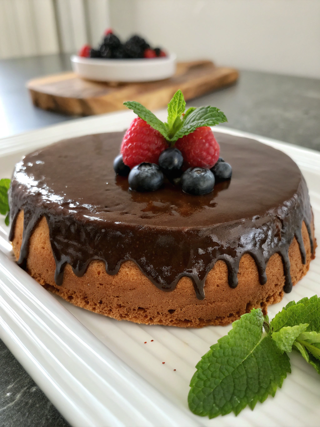 Glaçage au chocolat prêt à l'emploi
