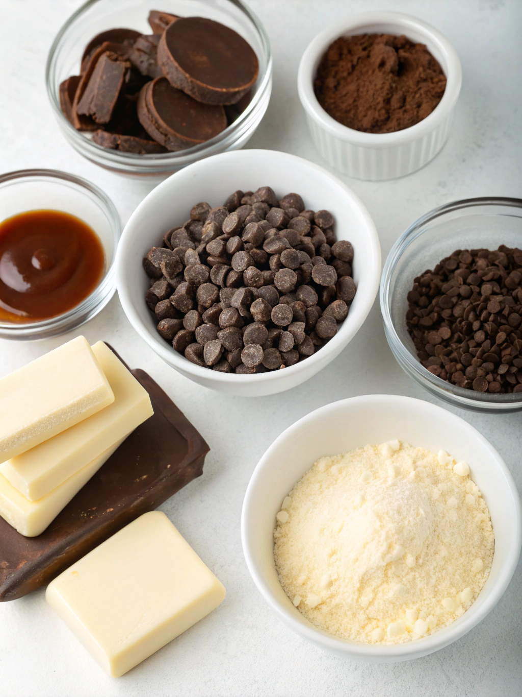 Ingrédients du glaçage au chocolat