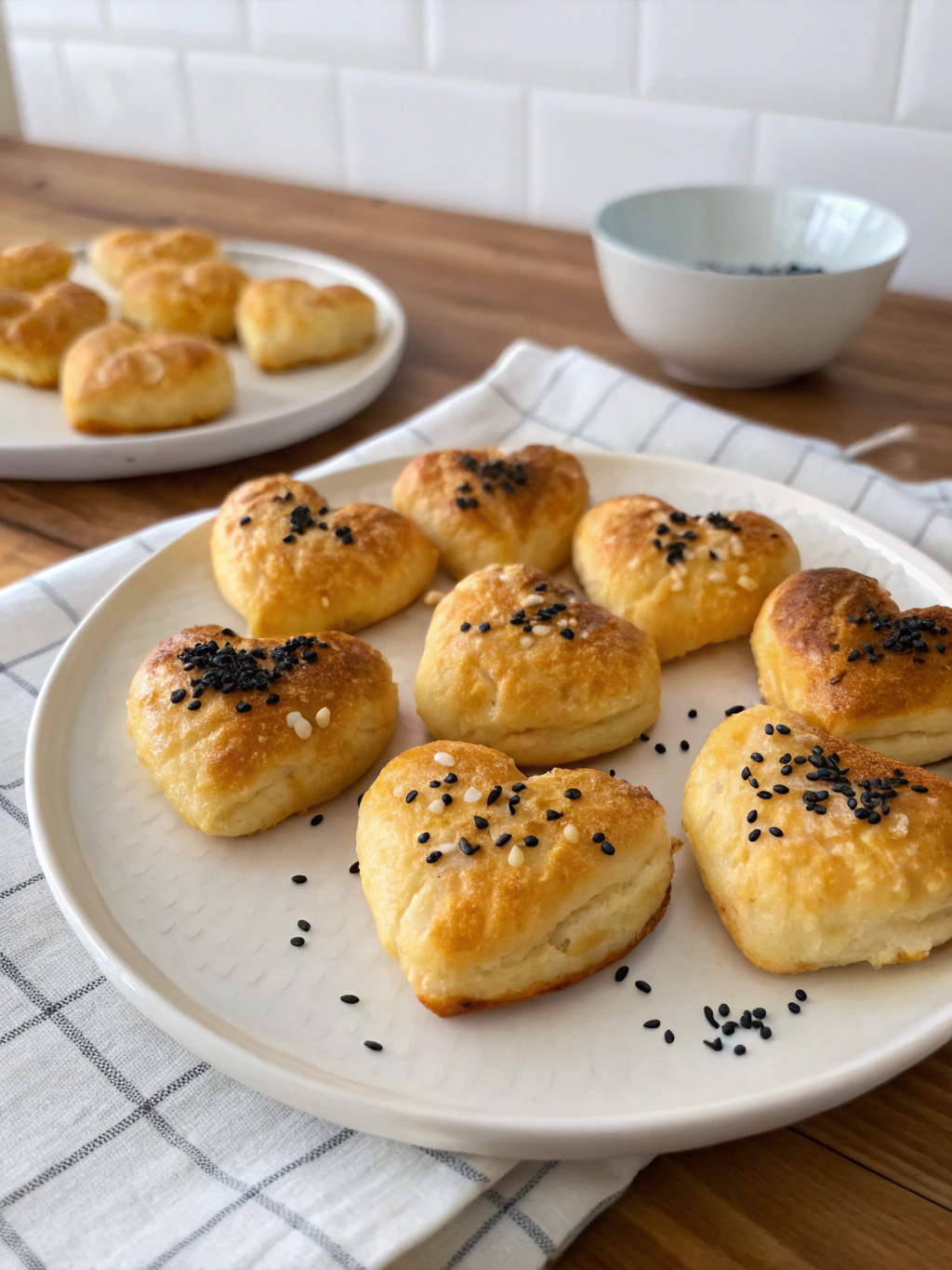 Gougères servies