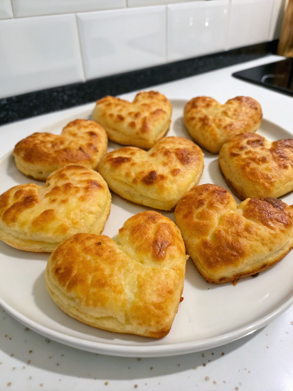 Gougères prêtes à servir