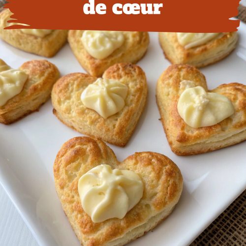 Gougères en forme de cœur
