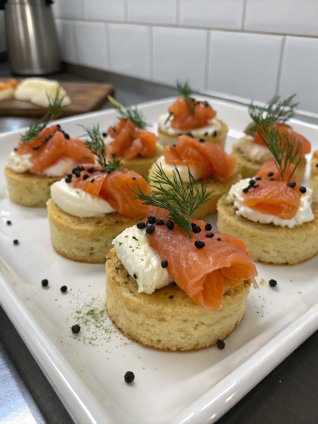 Conservation des mini cakes au saumon et au Boursin