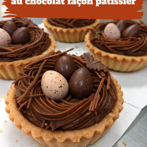 Nid de Pâques individuel au chocolat façon pâtissier