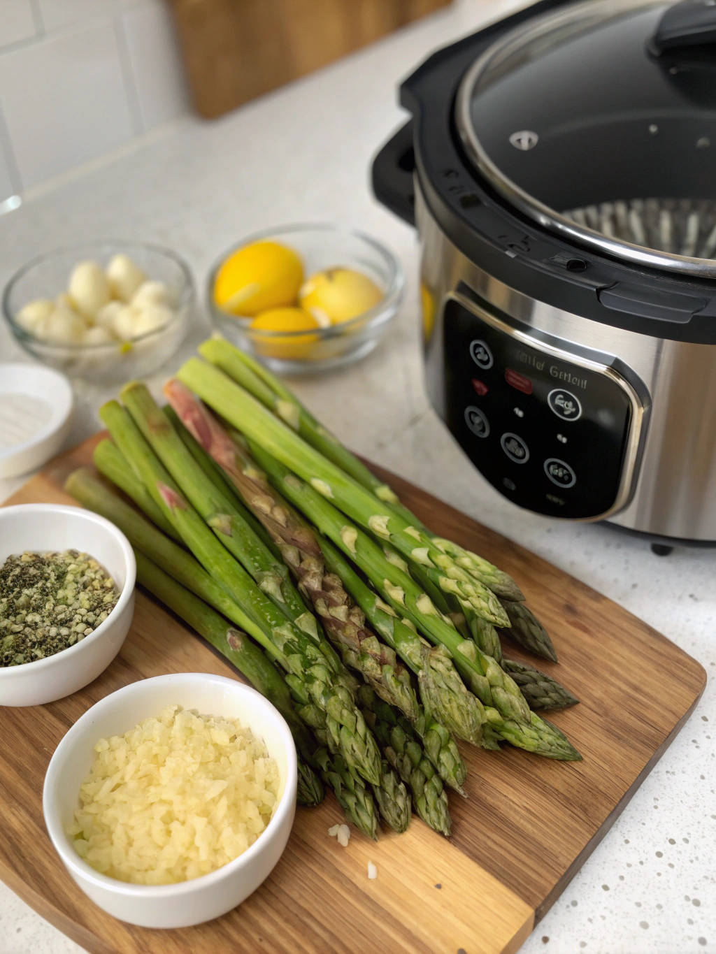 ingrédients pour asperges cookeo
