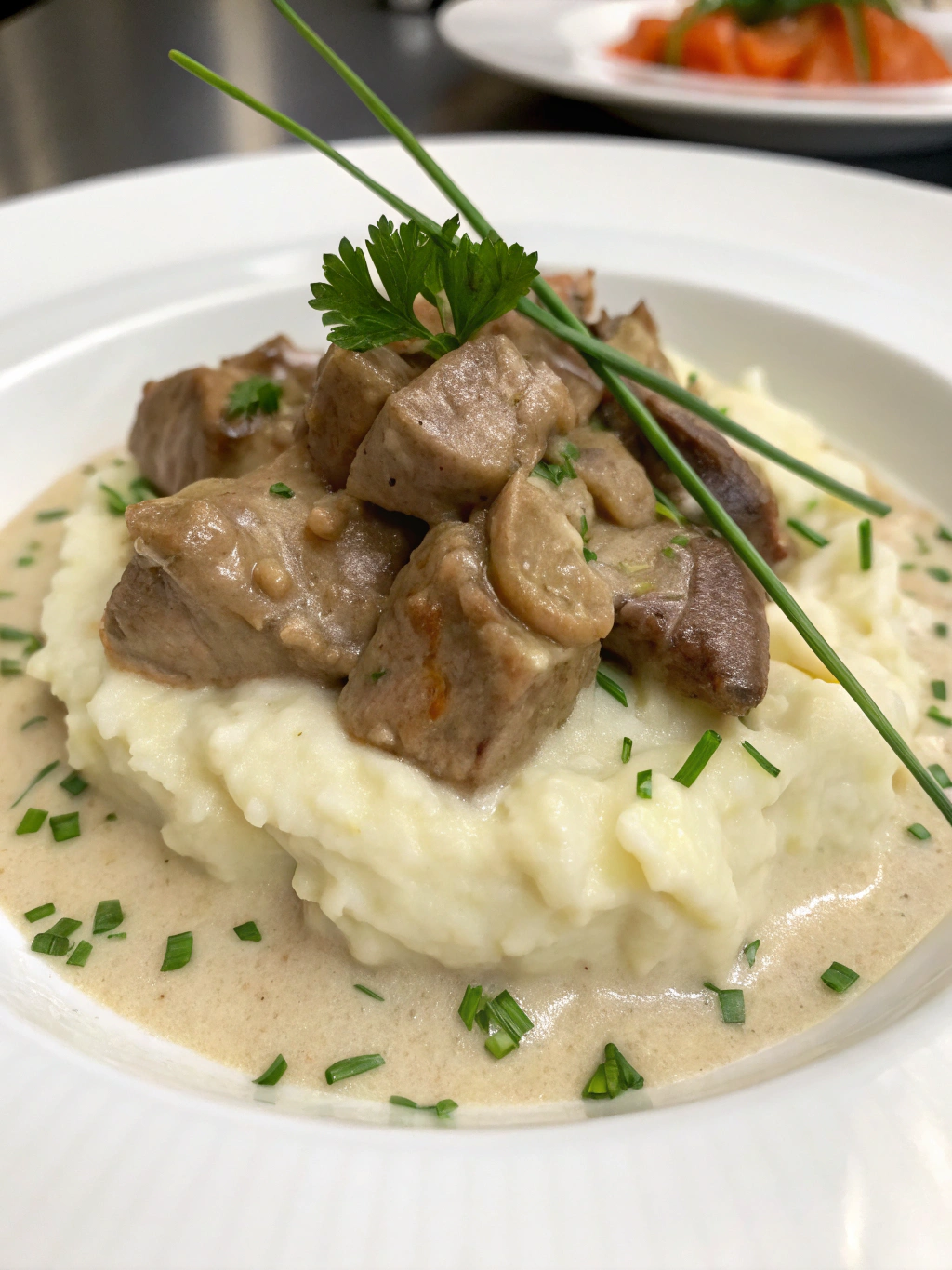Blanquette de veau conservée dans un récipient