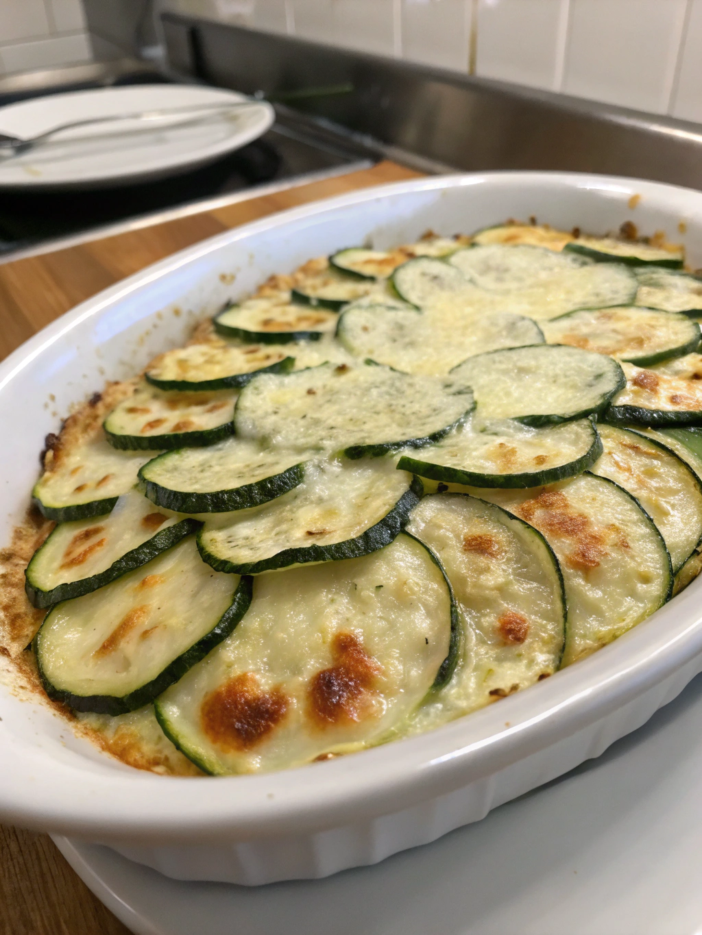 Préparation du gratin