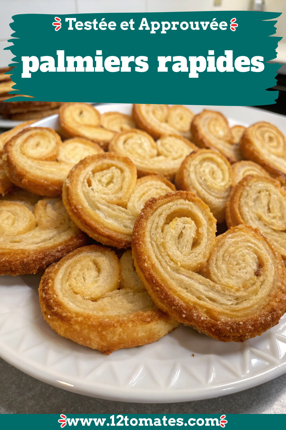 Palmiers rapides sur une assiette
