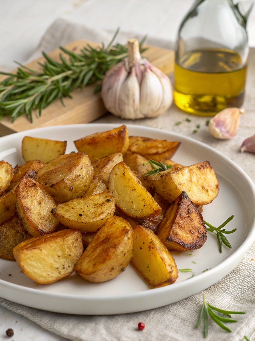 ingrédients pour pommes de terre rôties