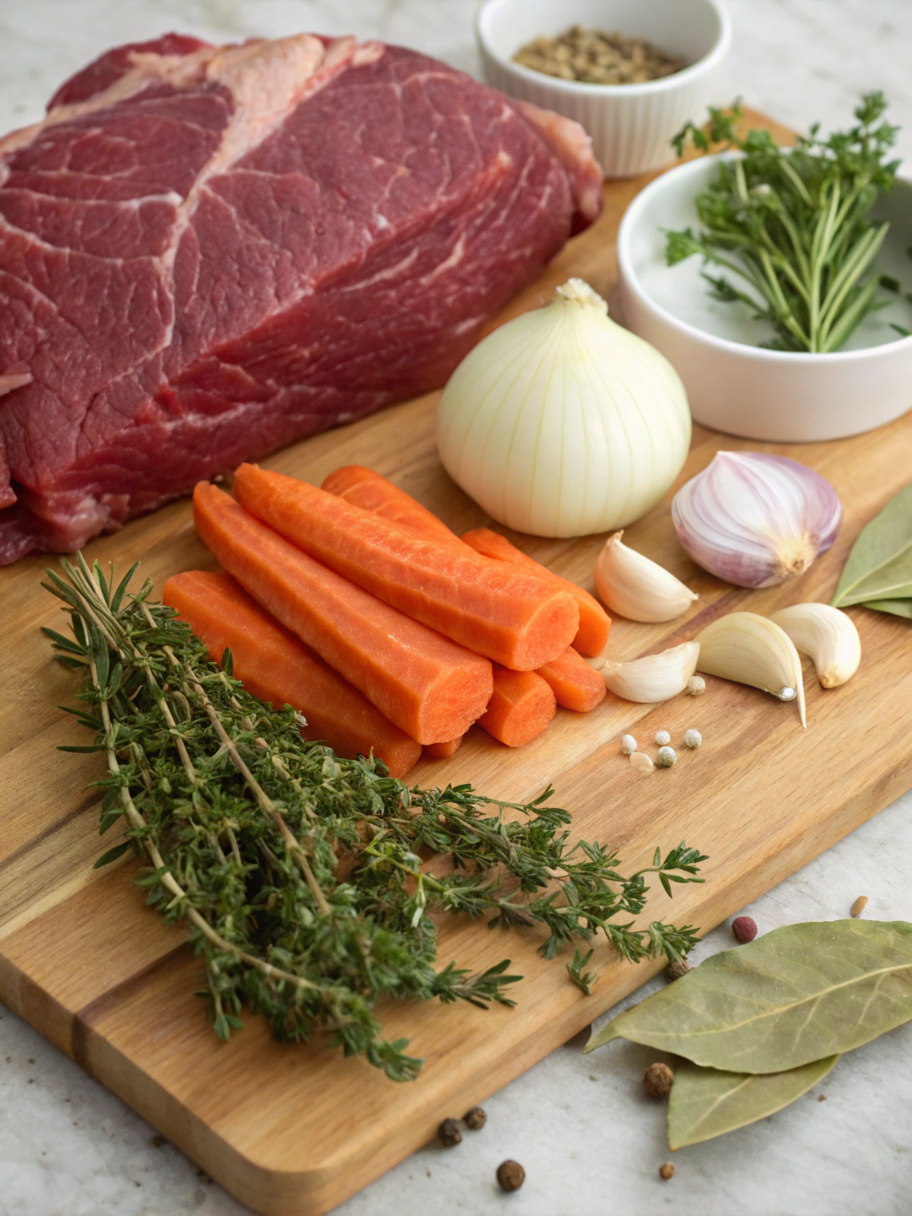 ingrédients du rôti de bœuf