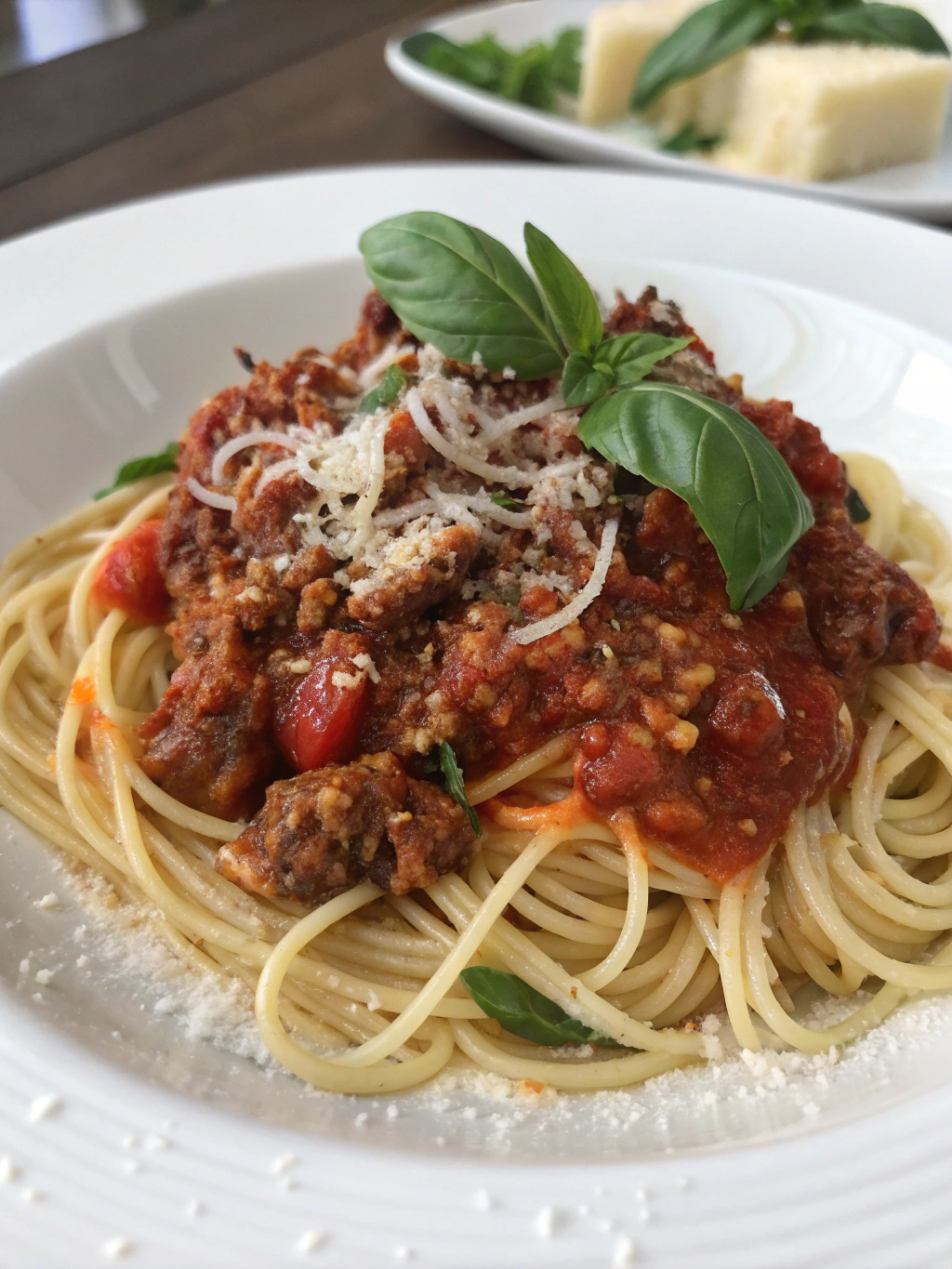 spaghettis bolognaise plat