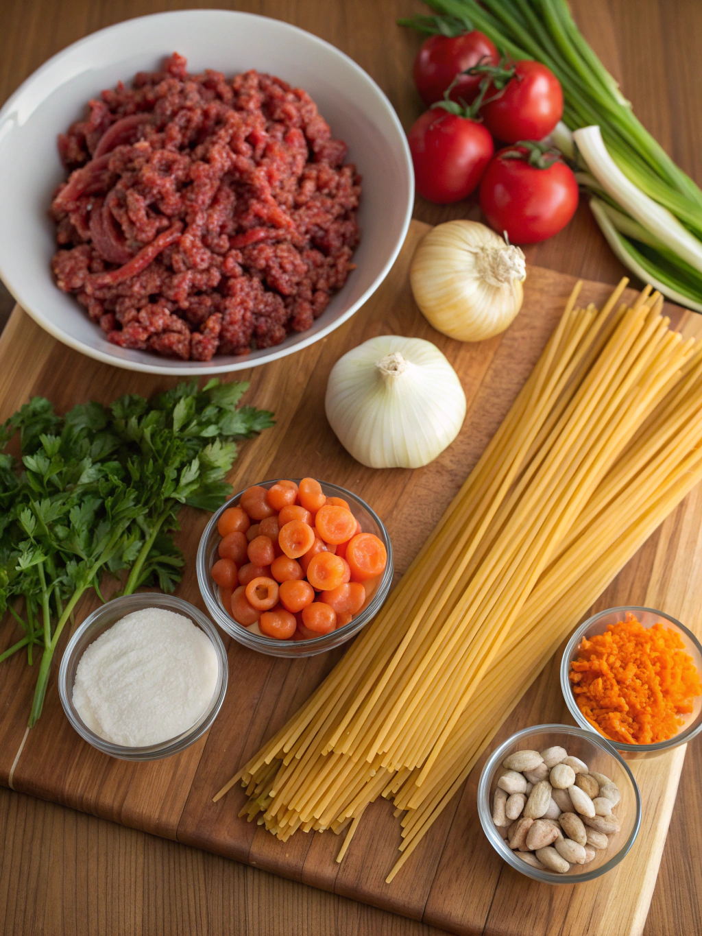 spaghettis bolognaise ingrédients