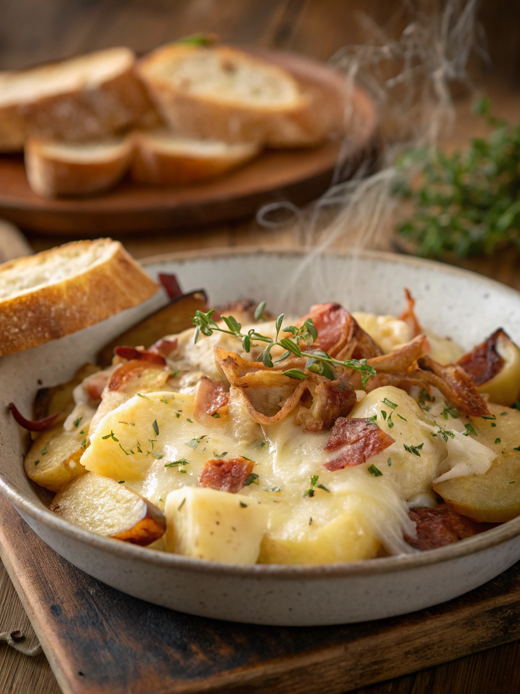 tartiflette servie