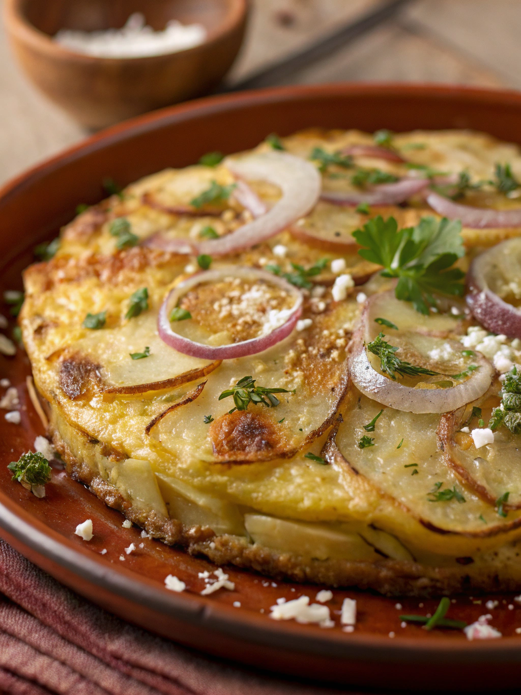 tortilla espagnole en tranches